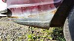 Usual crappy rear end rot, that back corner did eventually turn out to be really rotten and i actually had to use a rear inner section from another car as it was too far gone