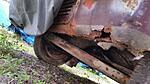 Front valance rot, wish expressed did the front panel they have now back when I repaired thism had to make that by hand